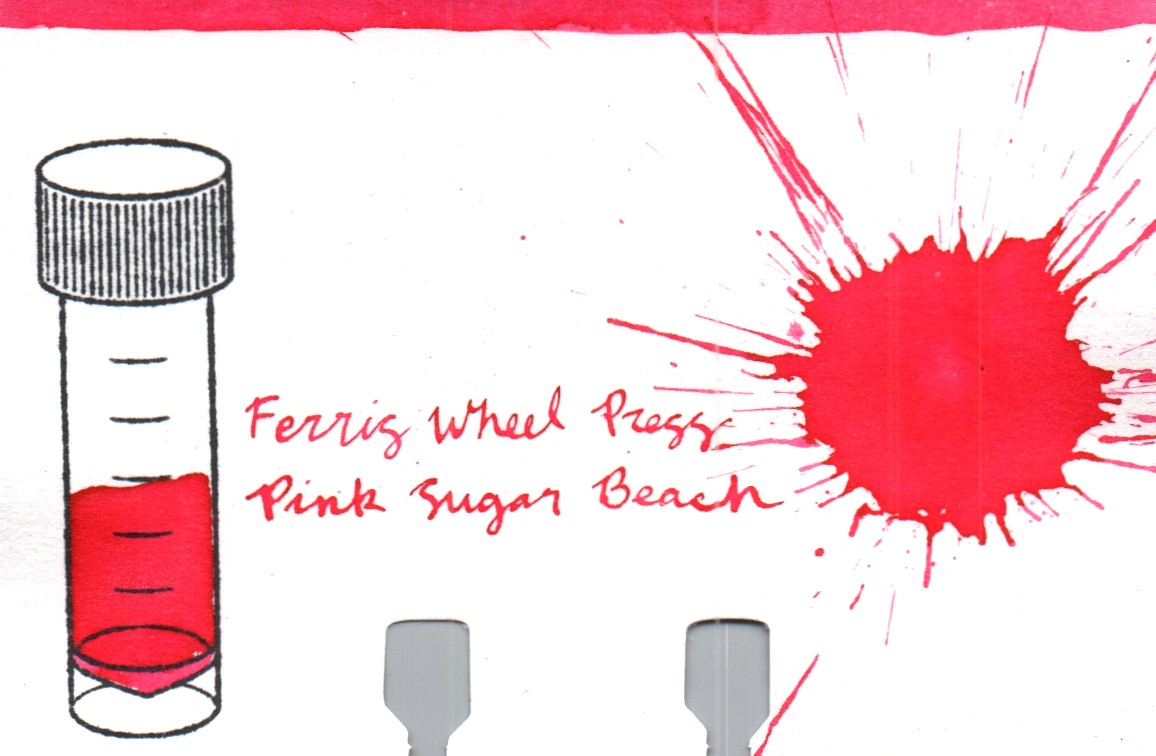 An ink swatch of Ferris Wheel Press – Pink Sugar Beach