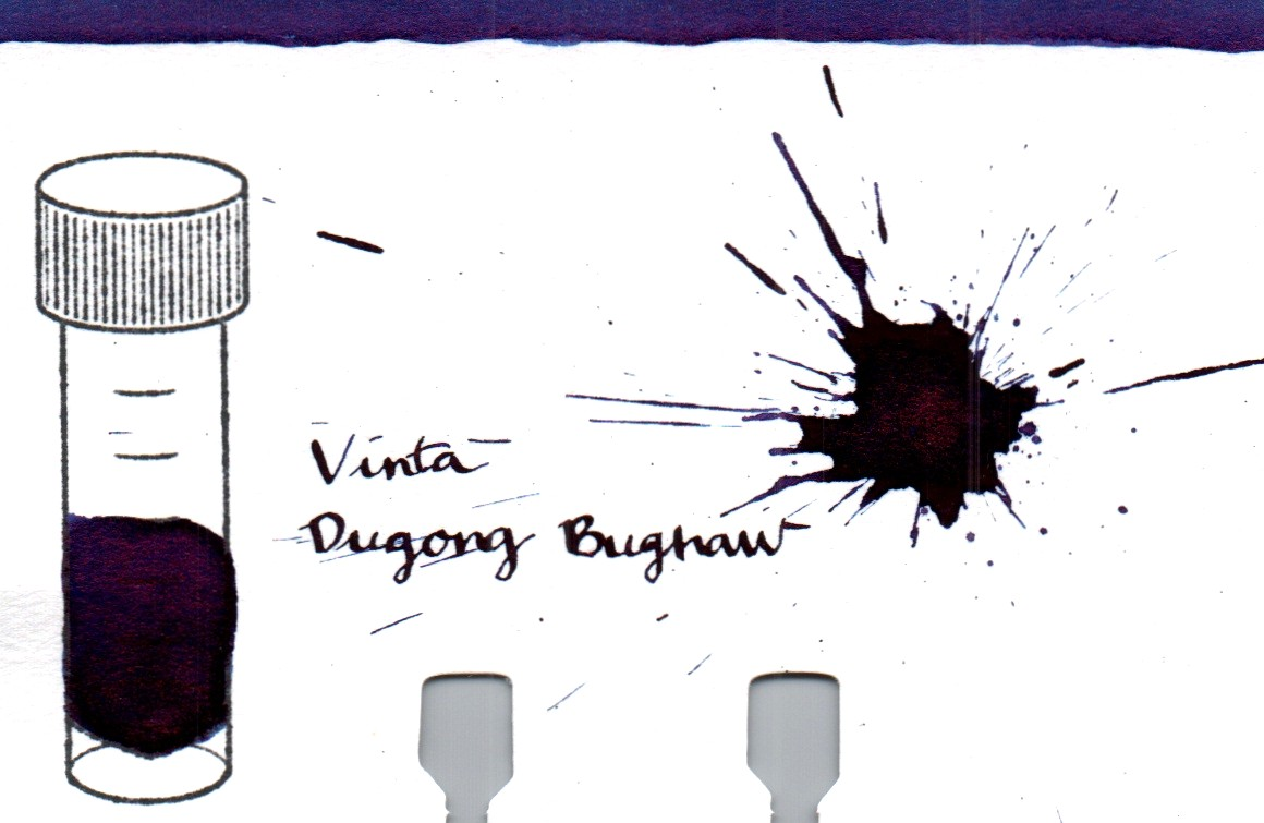 An ink swatch of Vinta – Dugong Bughaw